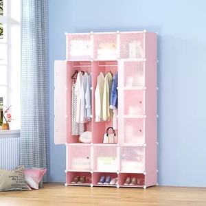 <span class=keywords><strong>Armario</strong></span>, Muebles de Dormitorio, Guardarropa de Plástico, Armarios Portátiles - Product Image 5