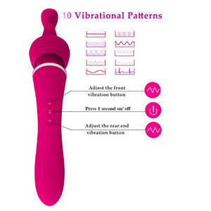 10 hız seks masaj kişisel şarj edilebilir su geçirmez el <span class=keywords><strong>Av</strong></span> masaj sihirli masaj değnek kadın vibratörler - Product Image 4