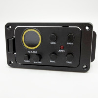 HIVE Wholesale KLT-10B Préampli égaliseur 4 bandes pour guitare, micro égaliseur piézo, amplificateur, accessoires pour guitare folk en bois