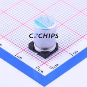Condensateur solide OCV331M1ATR-0812 SMD, D8xL12mm (Capacité : 330uF) (Précision : 20%) Tension nominale : 10V - Product Image 1