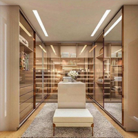CBMMart nouveau design personnalisé moderne Walk in closet étagères ensemble en bois armoire meubles de chambre armoires