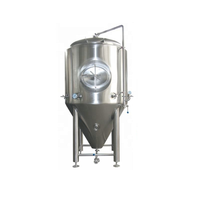 Équipement de Fermentation pour Usine de Transformation du Vin, Capacités 1000L, 500L, 5000L, Cuve à Trois Couches en Acier Inoxydable
