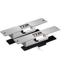 Verrou électrique étanche 12V 24V NO NC, anti-fuite, en acier inoxydable, pour contrôle d'accès, pour portes en bois, métal et verre