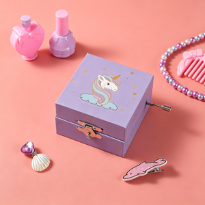 Boîte à musique personnalisée Yiyu, prix d'usine, en gros, avec miroir, mélodie personnalisée, boîte de rangement musicale faite à la main, cadeau d'anniversaire pour garçons - Product Image 2