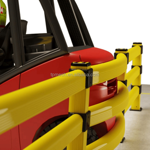 Collisione di plastica flessibile della parete della barriera per i guardrail anticollisione flessibili di sicurezza la segregazione pedonale del traffico - Product Image 1