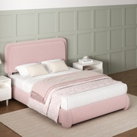 Neu eingetroffen: Modernes, ausziehbares Samtbett mit Metallrahmen, gepolstert, Kingsize, verstellbare Rückenlehne, luxuriöses, getuftetes Wingback-Design