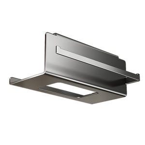 Étagère murale rectangulaire bleue en forme de vigne, gris bronze, minimaliste, pour rangement suspendu, idéale pour la cuisine, la salle de bain, ou comme organisateur de serviettes - Product Image 1