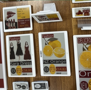 สินค้ามาใหม่ ขายส่งจากโรงงาน ป้ายราคาอิเล็กทรอนิกส์ ESL หน้าจอ E-Ink ขนาด 5.8 นิ้ว ป้ายชั้นวางสินค้าระบบ ESL ป้ายชั้นวางสินค้า LCD - Product Image 1