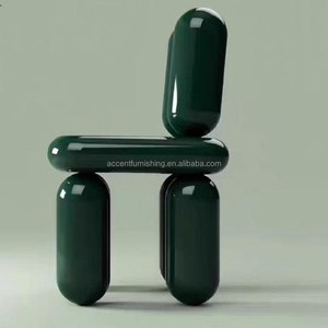 Design a forma di palloncino sedia da balcone adorabile schienale per bambini sedia da soggiorno graziosi mobili per la casa - Product Image 4