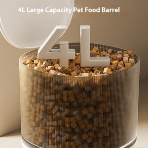 Automatische voerbak voor huisdieren Grote capaciteit Intelligente solide timing Kwantitatieve kunststof Batterij-aangedreven kattenhondenvoerbak Afstandsbediening - Product Image 2