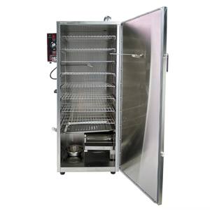 Fumeur <span class=keywords><strong>de</strong></span> viande commercial à 9 couches Four à fumée électrique pour <span class=keywords><strong>jambon</strong></span> saucisse baco/fumoir industriel pour poisson avec HJ-DSH-S50B <span class=keywords><strong>de</strong></span> contrôle <span class=keywords><strong>de</strong></span> la température - Product Image 4