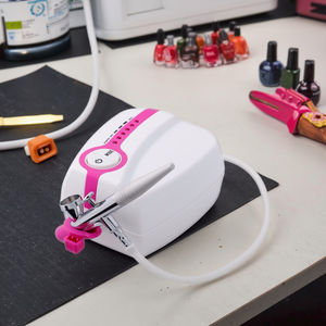 Kit Compressore Mini Professionale in Rame per Aerografo, per Decorazione Torte, Pittura, Trucco, Nail Art, Salone di Bellezza Domestico - Product Image 1