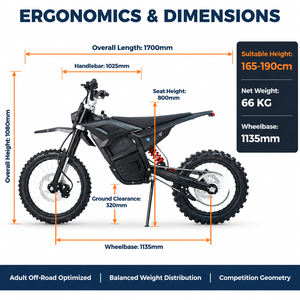 Vélo Électrique Tout-Terrain M7 Ultra 72V 7000W Moteur Central 25AH Li Charge 150kg 250Nm CE Jeunesse <span class=keywords><strong>Adulte</strong></span> Motocross Fournisseur Grossiste Usine - Product Image 3