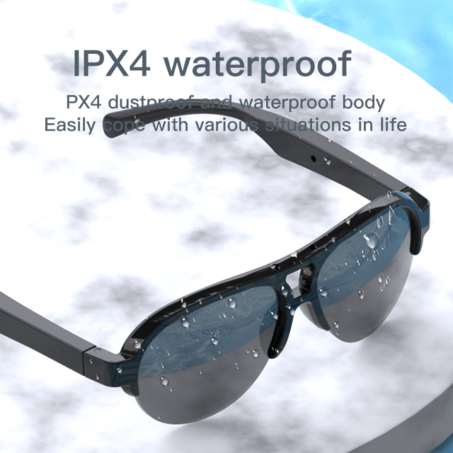 2026 F08 AI AR Smart Glasses Eye Glass Wireless Display Translation Remote Control Translator with Translation Camera
