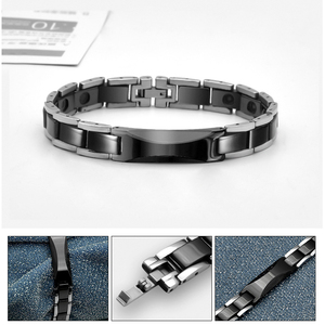 Bracelet Énergétique CAMAZ : Bracelet Quantique de Santé en Céramique et Minéraux, Personnalisable, Fabricant OEM - Product Image 3