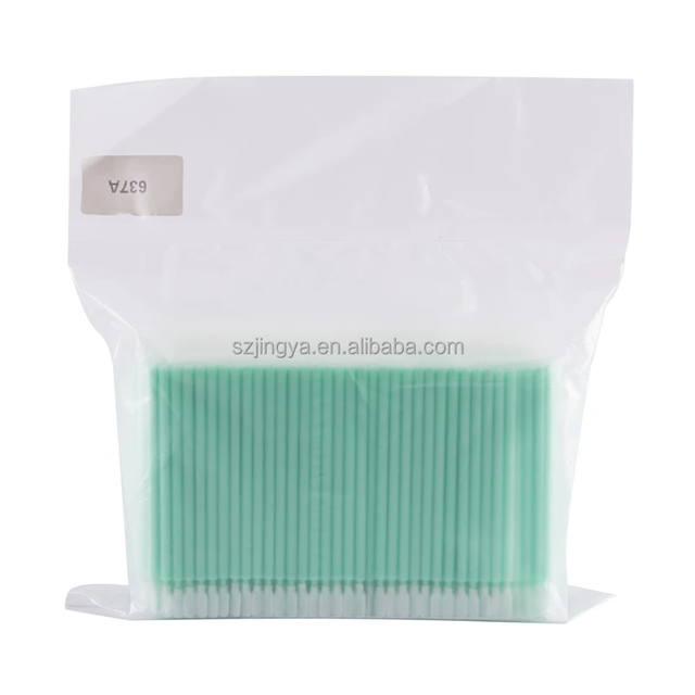 JingYa Factory Wholesale Hot Sale Lint Free Industrial Cleaning Swabs Disposable Dustless Lens Swabs Polyester/Microfiber Head