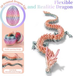 Tùy Chỉnh In Rồng Fidget 3D Đồ Chơi Bằng Nhựa Nhỏ In Cuộc Phiêu Lưu Cho Trẻ Em Vui Vẻ Khủng Long Hoạt Động Hình Cho Trẻ Em - Product Image 2