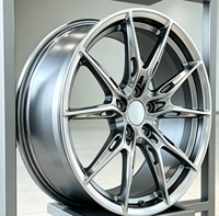 Velg Aluminium Alloy Jihoo Harga Terjangkau Kualitas Tinggi Performa Tinggi Baru Ukuran 18/19/20 Inch 112MM PCD 30mm ET Chrome Multi Spoke