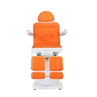 Table de massage professionnelle haut de gamme Orange personnalisable pour spa et salon, 4 moteurs, télécommande, couleurs disponibles