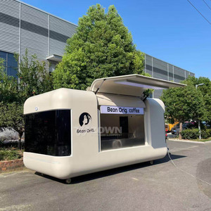 Carrito de Comida Móvil, Camión de Comida para Café, Snacks, Palomitas, Mercados al Aire Libre, Festivales, con Certificación CE, Fácil de Operar - Product Image 3