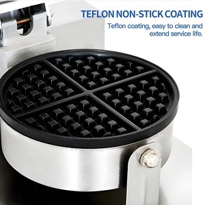 Máquina para Hacer Waffles Comercial de Acero Inoxidable, de Una Sola Cabeza, para Restaurante, Hotel, Tienda de Comida, Venta al Por Mayor de Fábrica - Product Image 6
