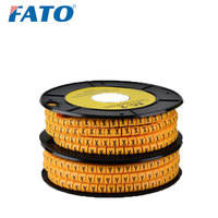 FATO EC-0/1/2/3/J marqueurs de câble 0 ~ 9 A ~ Z marqueurs de câble en PVC de haute qualité résistant à la chaleur