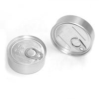 Plaque d'étain Boxd Seal Tin Box Recyclable Ring Pull Vide Thon Fish Boîtes en fer blanc en stock Métal de qualité alimentaire 100ml Boîtes en fer blanc pour gâteau
