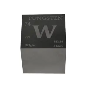 Vendita calda cubo di tungsteno puro 99.95% cubo di tungsteno ad alta purezza