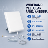 Antenne Panneau Externe Directionnelle 7dBi 10dBi pour Routeur 4G LTE Amplificateur de Signal 698-960/1710-2700MHz Extérieur
