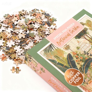 Fabricant sur mesure, vente en gros, faible MOQ, OEM, puzzles en sublimation, 500 à 1000 <span class=keywords><strong>pièces</strong></span> pour adultes et enfants - Product Image 3