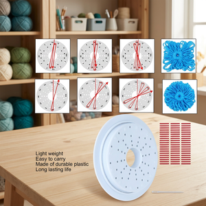Tissage floral HC0025 |   Kit de métier à tisser pour fleurs en tricot, pour le bricolage et les travaux manuels en laine - Product Image 2