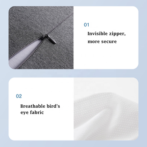 Comfortabele Zachte Ondersteunende Wolkvormige Traagschuim Nekkussens Orthopedische Cervicale Wervelkolom Kussen - Product Image 4