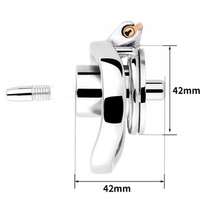 Dispositivo de Castidad Uretral Invertido FRRK con Cabeza de Dildo, Jaula para Pene con Bloqueo Estricto, Dispositivo de Castidad Masculina - Product Image 4
