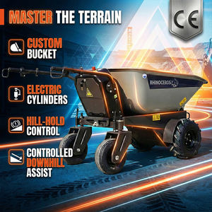 Chinesischer Mini-Dumper 450kg Ladekapazität Rad-Batterie Landwirtschaftlicher Minidumper Elektrische Motorschubkarre - Product Image 2