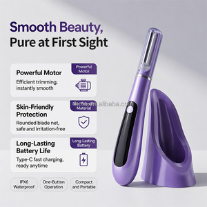 Depiladora Facial Recargable con Luz LED y Pantalla Digital, Herramienta de Exfoliación Facial sin Dolor, Removedor de Vello Facial para Mujeres - Product Image 4