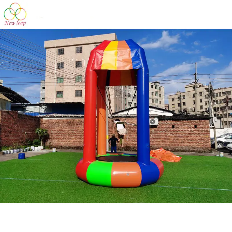15ft high inflatable bungee jumping air sealed sport game inflatable bungee trampoline