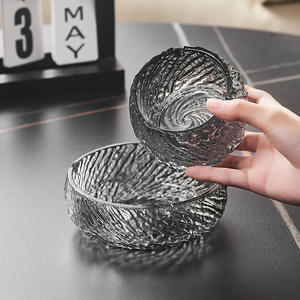 Cendrier en verre cristal rond, design moderne et luxueux, pour la maison, le bureau, objet décoratif, cadeau - Product Image 3