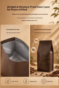 OEM Paper Packaging Manufacturer Custom Printing Instant Coffee <b>Bags</b> Beverage Coffee Bean Storage Pouch Food <b>Bag</b> for Businesses - Product Image 6