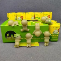 Los Más Populares Sonny Angels Smiskis Hipperss Series Originales, Lindos Adornos Luminosos para Coche, Caja Sorpresa, Juguete de Regalo