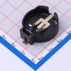 BS-24-B5AM007 Button & Strip Battery Connector SMD Connector Battery Holder <b>CR2450</b> Phosphor Bronze - Product Image 1