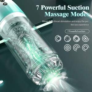 Wasserdichter Penis-Massage-Masturbator für Männer, Elektrisch, Rotierend und Saugend, Automatischer Männlicher Masturbator, Vaginal-Cup, Sexspielzeug für Erwachsene - Product Image 2