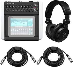 Console de mixage numérique Behringer <span class=keywords><strong>X</strong></span> <span class=keywords><strong>Air</strong></span> <span class=keywords><strong>X18</strong></span> 18 canaux 12 bus avec casque TAPH100 et 2 câbles micro XLR de 25 pieds - Product Image 5
