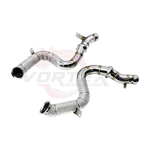 ท่อไอเสียสแตนเลสสตีล Vortex High Performance สำหรับ Mercedes Benz AMG S63 S63L W222 4.0T ท่อไอเสียรถยนต์แบบไหลสูง - Product Image 3