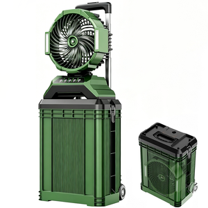 Ventilador Portátil con Ruedas y Función de Nebulización, Tanque de Agua de 15L, Batería Recargable de 30000mAh, Ventilador Oscilante de Refrigeración con Nebulización para Exteriores - Product Image 1