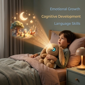 Juguete de Peluche de Conejo con IA Personalizado ODM para Niños, Compañero Emocional, Animal de Peluche Interactivo Inteligente, Aprendizaje Temprano de Habilidades Sociales - Product Image 2