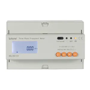 Acrel ADL300-EY Drie Fase Prepaid Energiemeter Din Rail Met Auto & Remote Switch Controle
