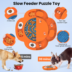 Yeni <span class=keywords><strong>Pet</strong></span> istihbarat zihinsel IQ eğitim interaktif köpek bulmaca tedavi dağıtıcı oyuncak yalamak Mat yavaş besleyici kase - Product Image 5