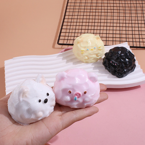 Juguete de Peluche de Cordero TPR Súper Suave al por Mayor, Nuevo Juguete de Peluche de Tres Piezas para Descompresión, Bola de Peluche de Rebote Lento con Sensación Blanda para Apretar - Product Image 6