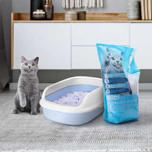 Nobleza 3.8L Gel diamante lettiera per gatti gatto assorbente comoda sabbia biodegradabile 2 confezioni - Product Image 4
