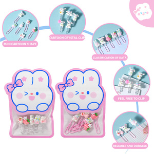 Set de Papelería de Conejo Adorable al por Mayor, Estuche Escolar Kawaii de Conejito, Cuaderno, <span class=keywords><strong>Grapadora</strong></span>, Pegamento, Bolígrafo, Regalo para Niñas y Niños - Product Image 4